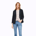 Slika S.OLIVER Sweatshirt blazer with a patterned texture