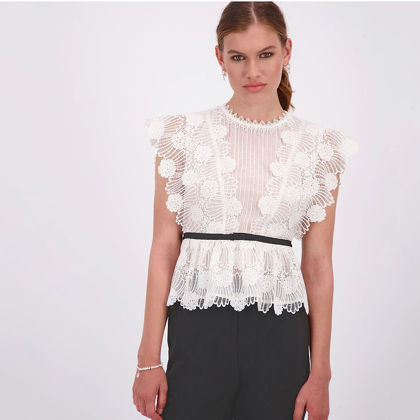 Slika AXEL BLOUSE WITH LACE
