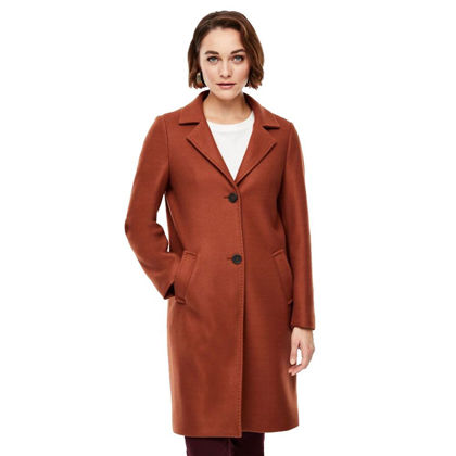 Slika S.OLIVER Wool blend coat with piping