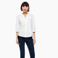 Slika S.OLIVER Lightweight blouse with broderie anglaise