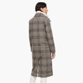 Slika S.OLIVER Wool coat with a Prince of Wales check pattern