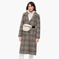 Slika S.OLIVER Wool coat with a Prince of Wales check pattern