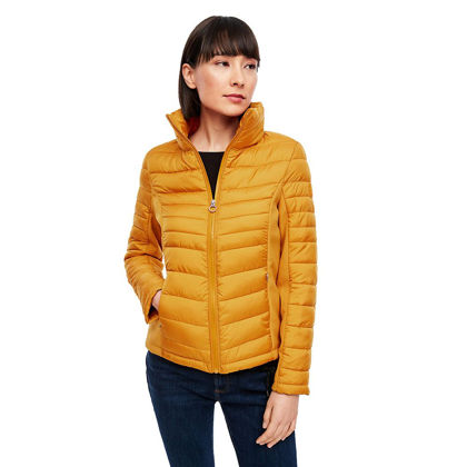 Slika S.OLIVER Quilted jacket with a softshell insert