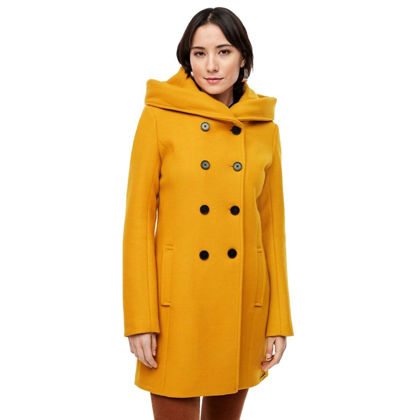Slika S.OLIVER Wool blend coat with a large hood